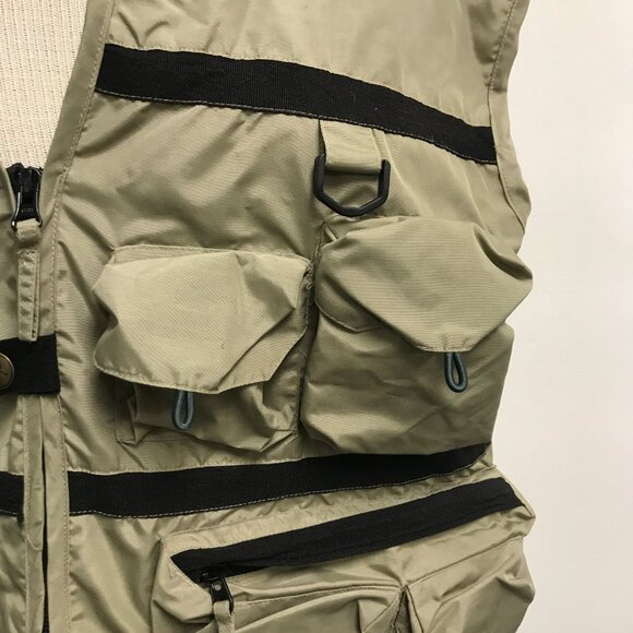 River Run Utility Vest sleeveless zip pockets L - Picture 2 of 8